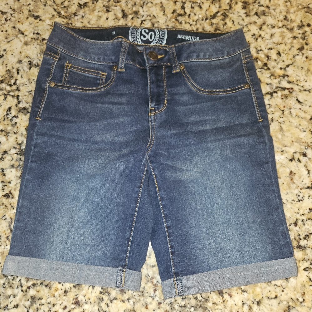 SO Bermuda denim shorts size 9